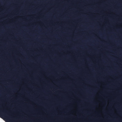 BHS Womens Blue  Knit Pullover Jumper Size 12  - Butterfly