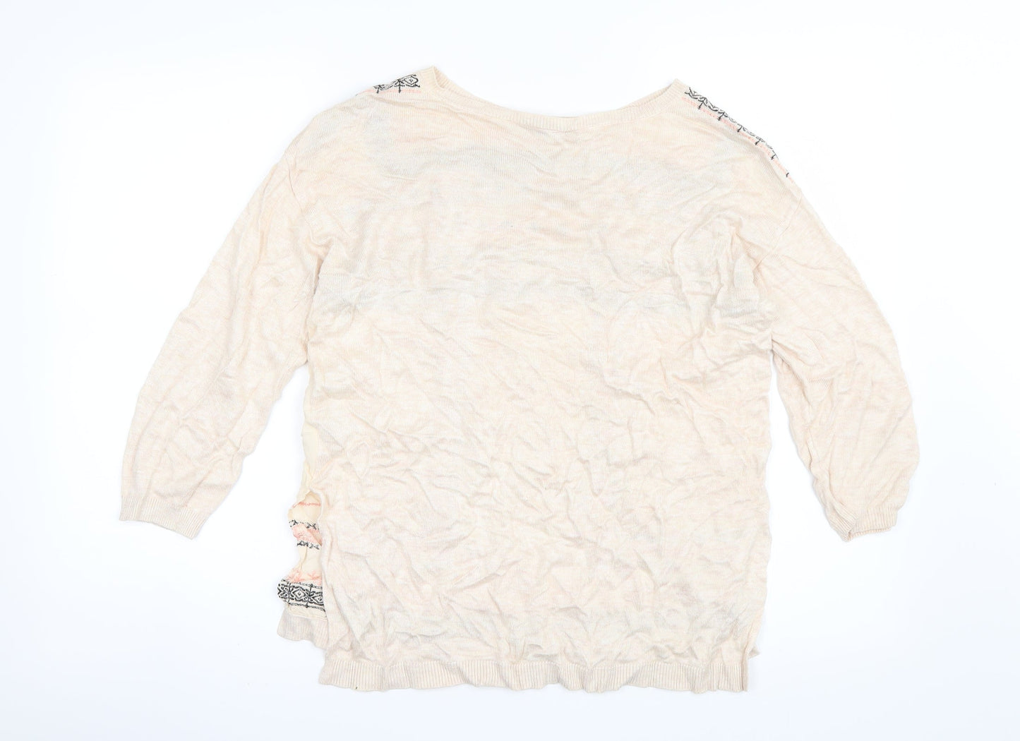 Womens UK Size XS Oasis Pink Basic Blouse