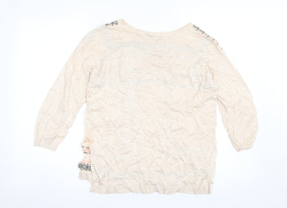 Womens UK Size XS Oasis Pink Basic Blouse