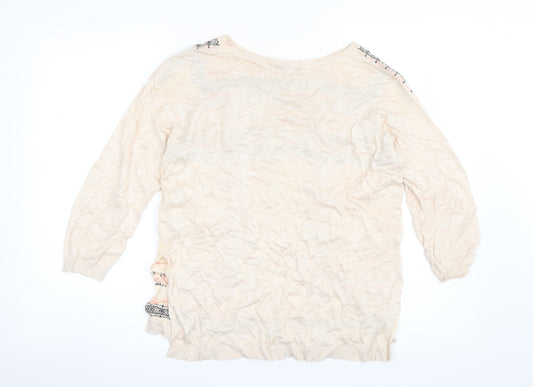Womens UK Size XS Oasis Pink Basic Blouse