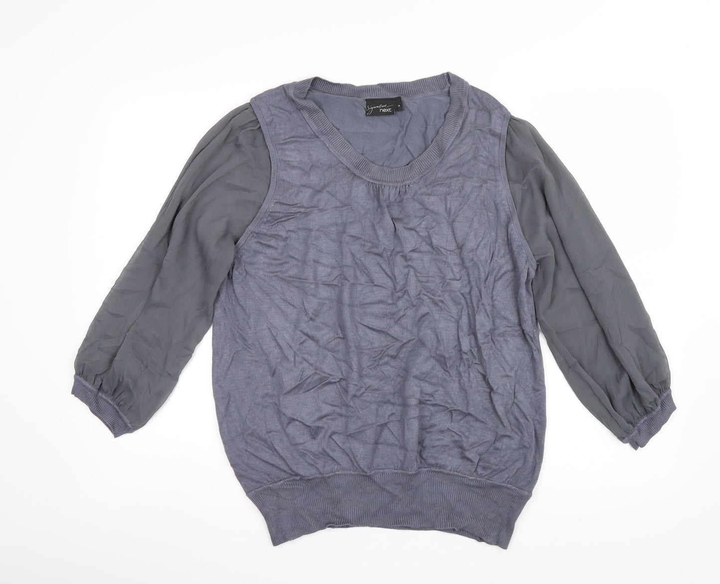 Womens UK Size 18 NEXT Purple Basic Blouse