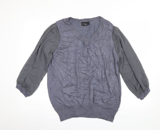 Womens UK Size 18 NEXT Purple Basic Blouse