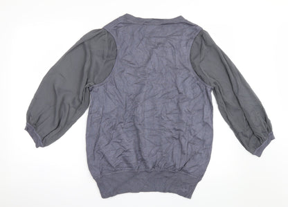 Womens UK Size 18 NEXT Purple Basic Blouse