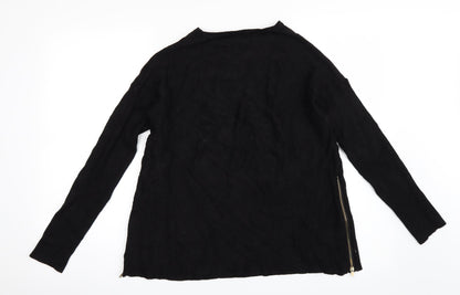 Atmosphere Womens Black  Knit Pullover Jumper Size 10