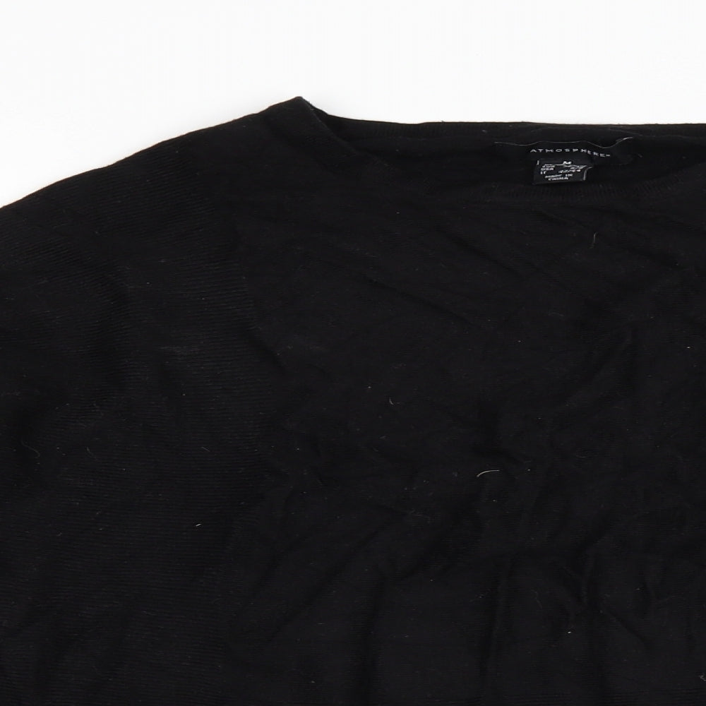 Atmosphere Womens Black  Knit Pullover Jumper Size 10