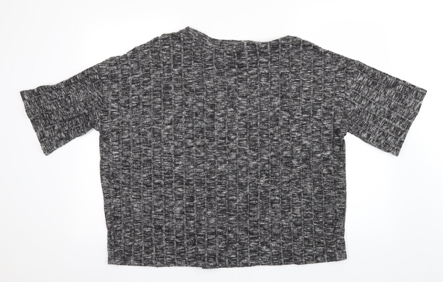 F&F Womens Grey  Knit Pullover Jumper Size 16