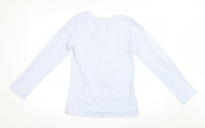 Love to Lounge Womens Blue Geometric  Top Pyjama Top Size 6