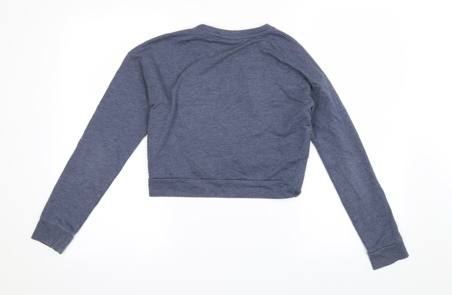 Candy Couture Girls Blue   Pullover Jumper Size 12 Years  - Cropped