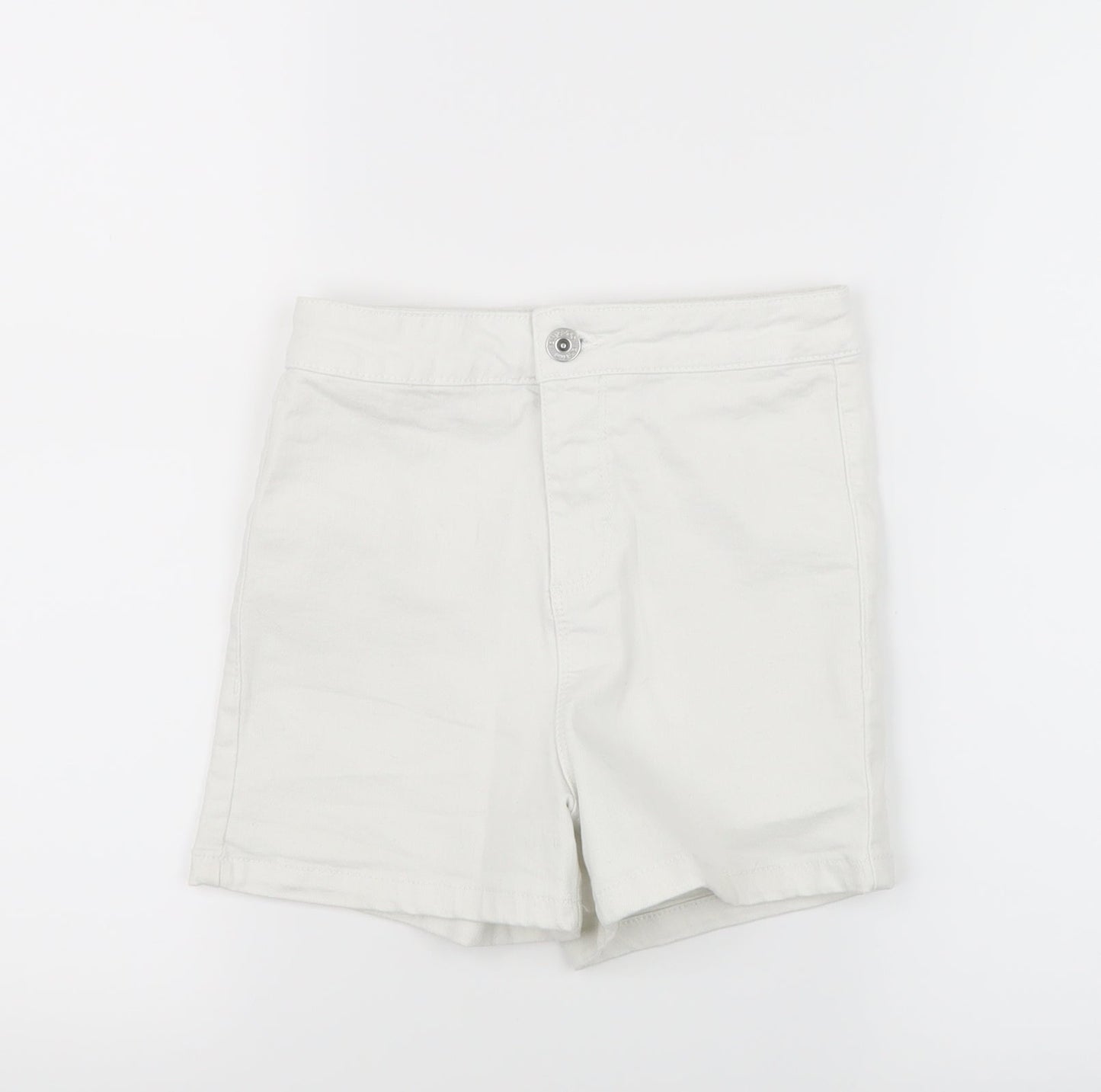Blue Zoo Girls White  Denim Boyfriend Shorts Size 10 Years