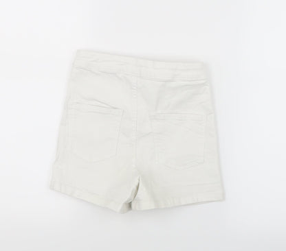 Blue Zoo Girls White  Denim Boyfriend Shorts Size 10 Years