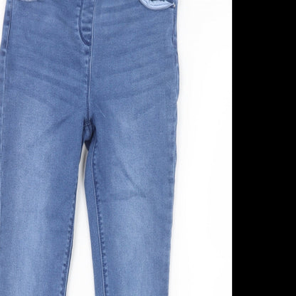 Matalan Girls Blue  Denim Straight Jeans Size 10 Years