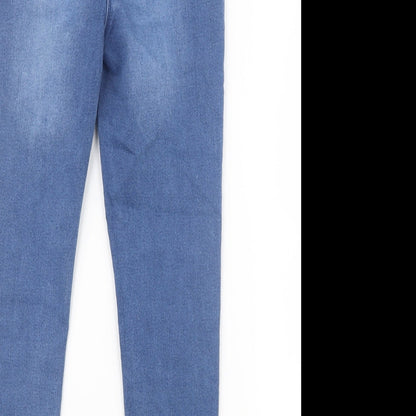 Matalan Girls Blue  Denim Straight Jeans Size 10 Years