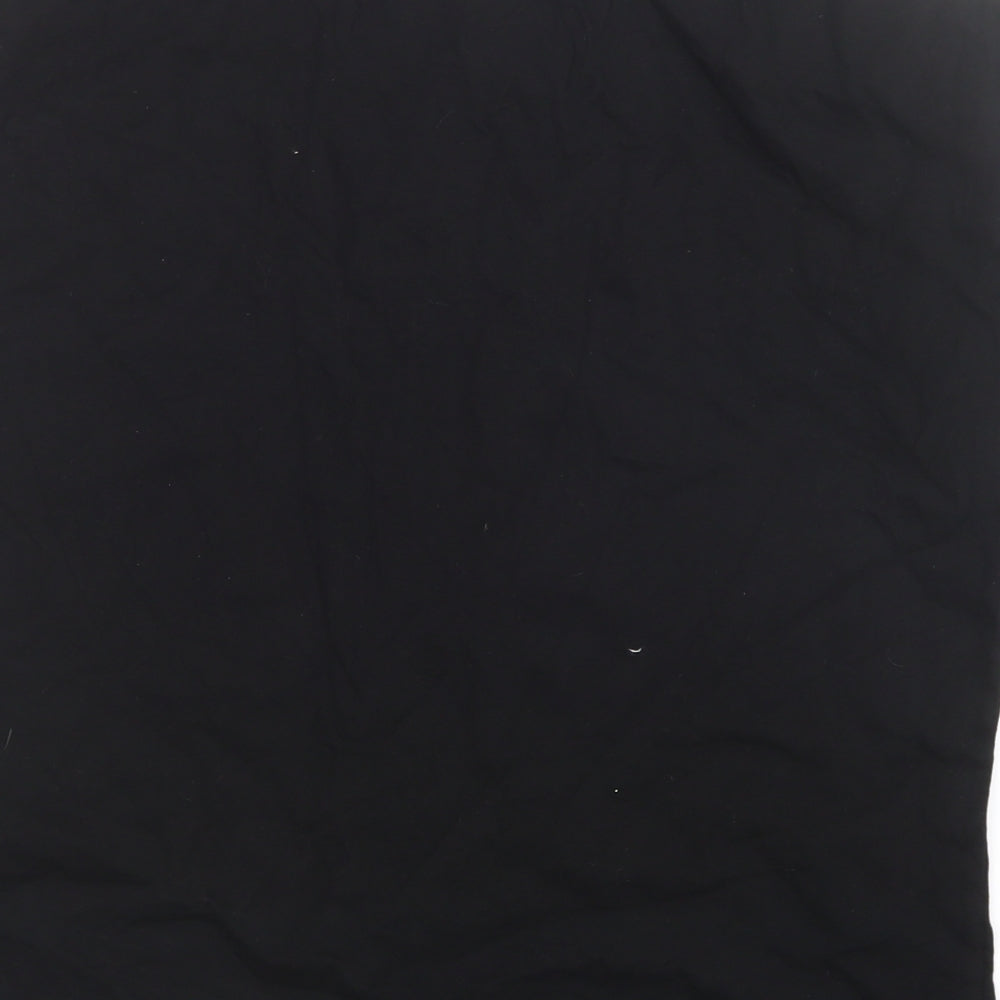 Womens UK Size 14 New Look Black Basic T-Shirt