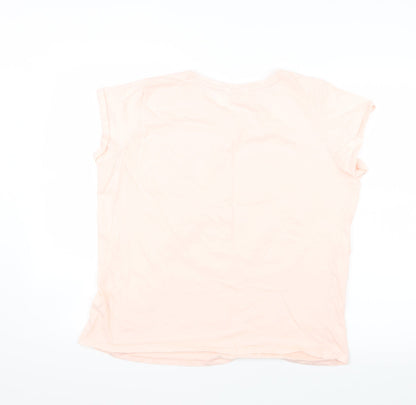 Womens UK Size 16 Pep&Co Pink Basic T-Shirt