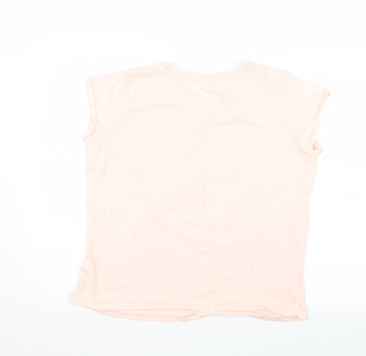 Womens UK Size 16 Pep&Co Pink Basic T-Shirt