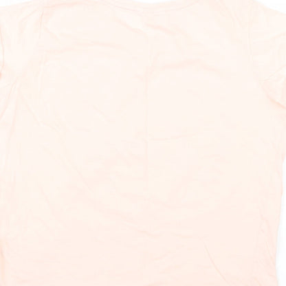 Womens UK Size 16 Pep&Co Pink Basic T-Shirt