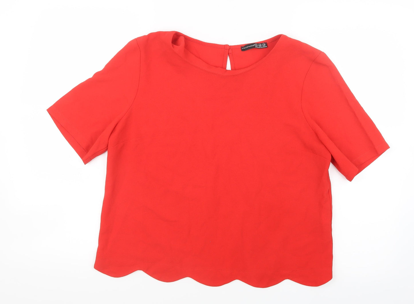 Atmosphere Womens Red   Basic Blouse Size 14
