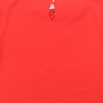 Atmosphere Womens Red   Basic Blouse Size 14