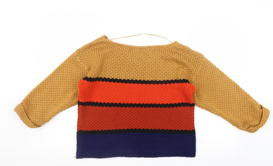 Atmosphere Womens Orange  Knit Pullover Jumper Size 10