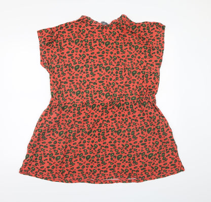 Womens UK Size 20 Studio Red Basic T-Shirt