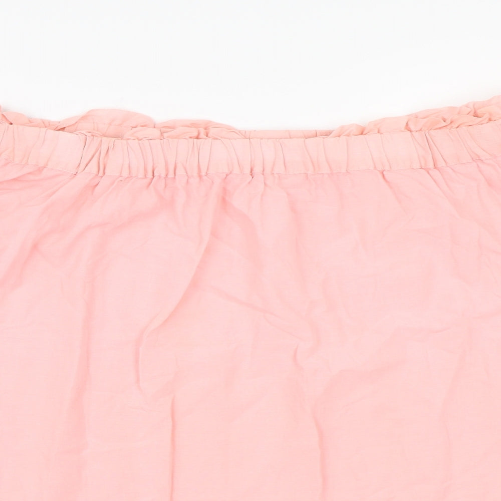 Womens UK Size 16 H&M Pink Basic Blouse