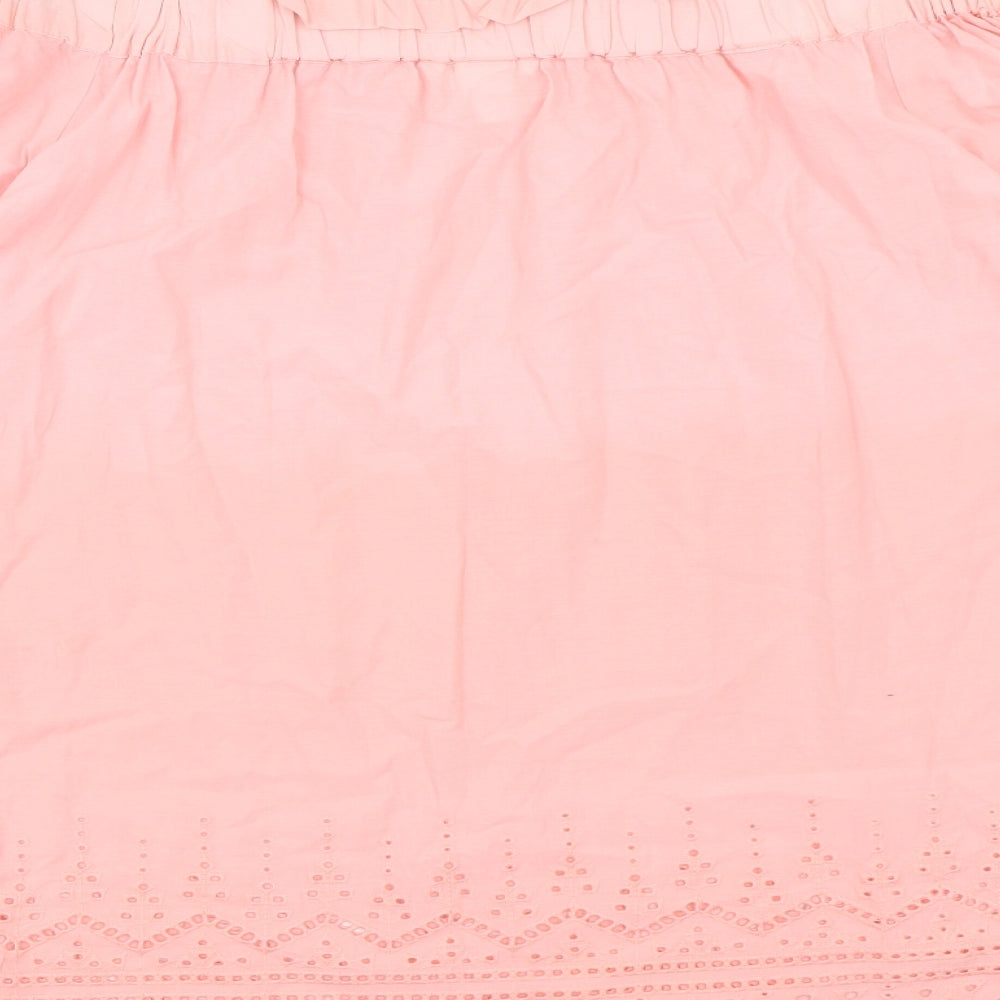 Womens UK Size 16 H&M Pink Basic Blouse