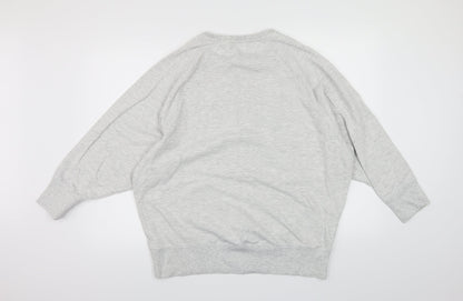 George Womens Grey  Jersey Top Pyjama Top Size 16  - Star print