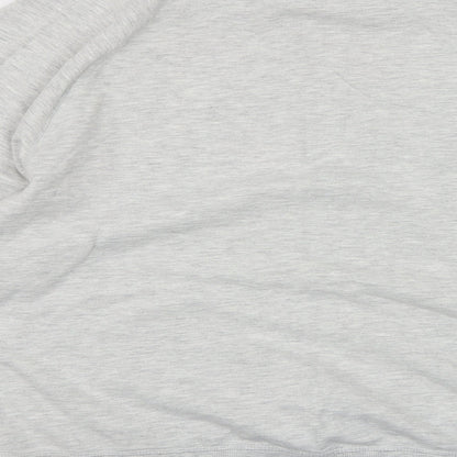 George Womens Grey  Jersey Top Pyjama Top Size 16  - Star print