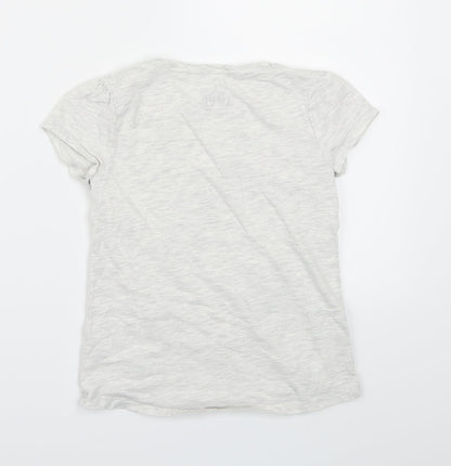 F&F Girls Grey   Basic T-Shirt Size 9-10 Years
