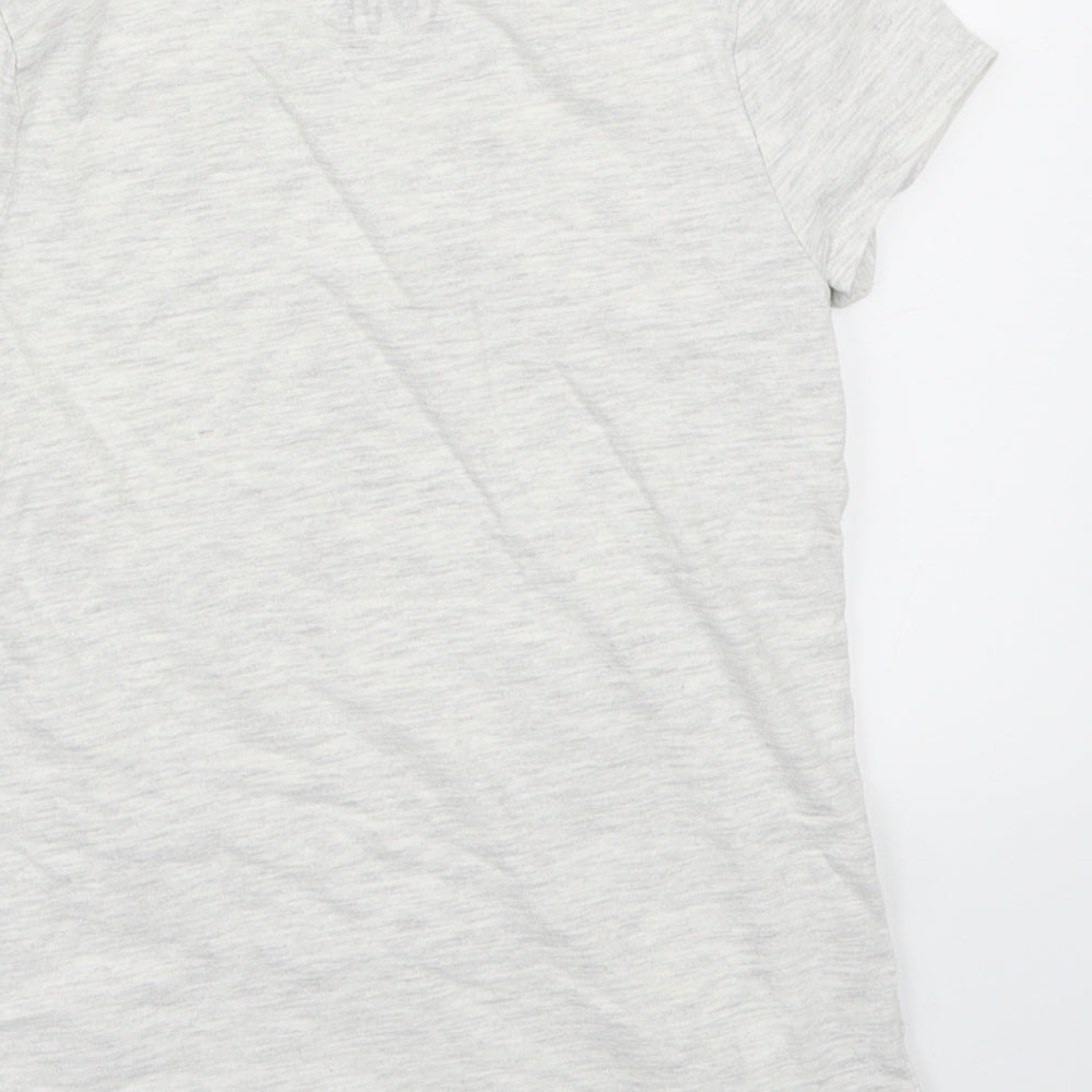 F&F Girls Grey   Basic T-Shirt Size 9-10 Years