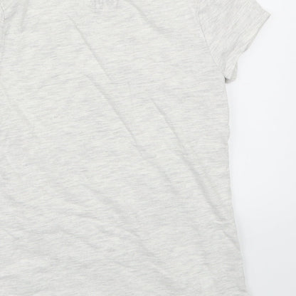 F&F Girls Grey   Basic T-Shirt Size 9-10 Years