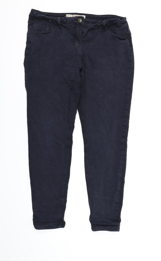 NEXT Womens Blue  Denim Skinny Jeans Size 16 L26 in