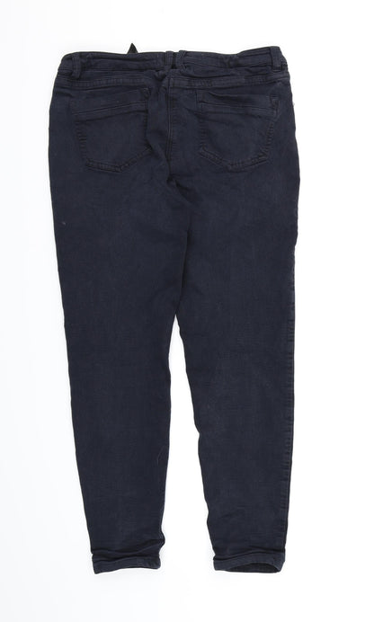 NEXT Womens Blue  Denim Skinny Jeans Size 16 L26 in
