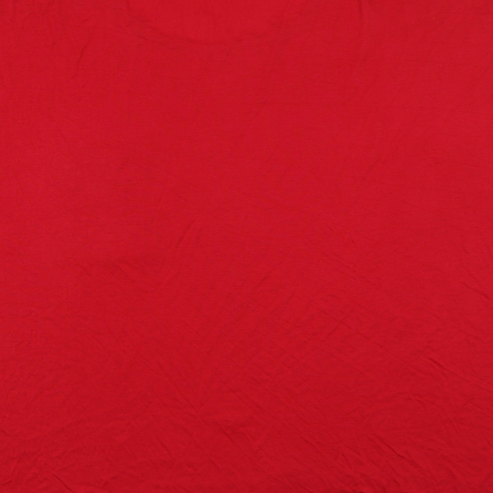 Womens UK Size 20 Studio Red Basic T-Shirt