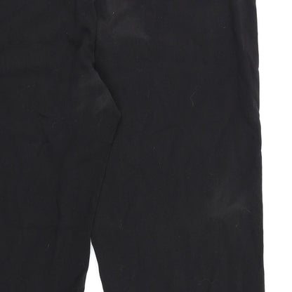 Debenhams Womens Black  Rayon Dress Pants Trousers Size 20 L27 in