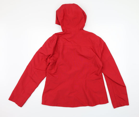 Womens UK Size M H&M Red Rain Coat