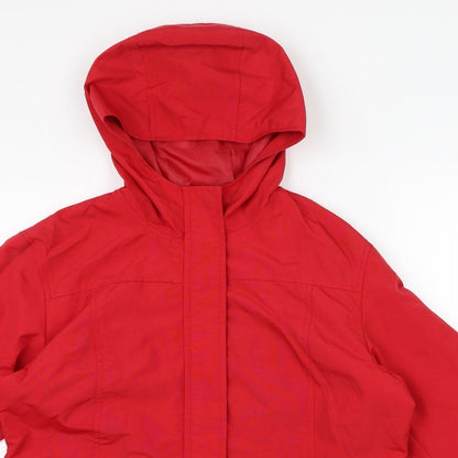 Womens UK Size M H&M Red Rain Coat