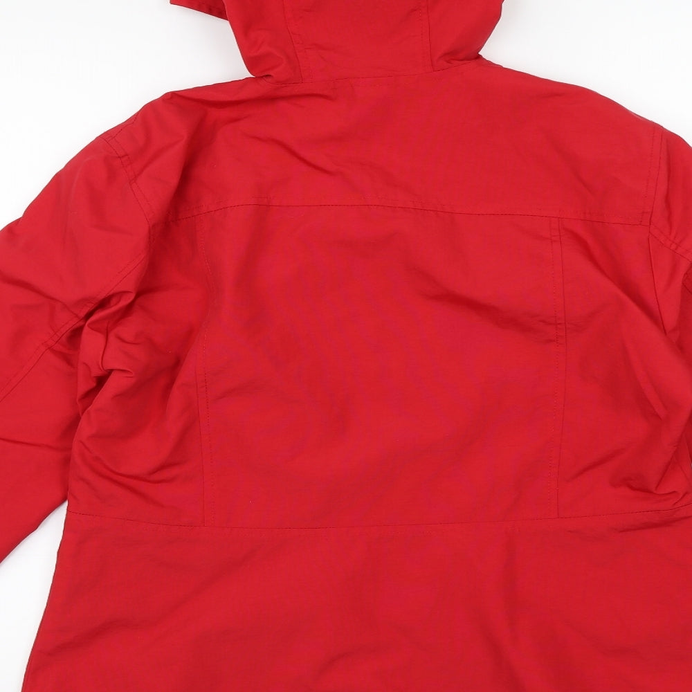 Womens UK Size M H&M Red Rain Coat