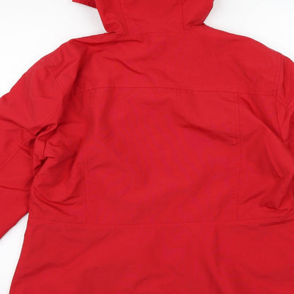 Womens UK Size M H&M Red Rain Coat
