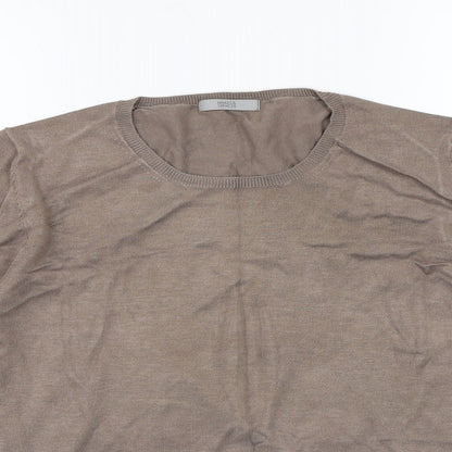 Marks & Spencer Womens Brown  Knit Pullover Jumper Size 18