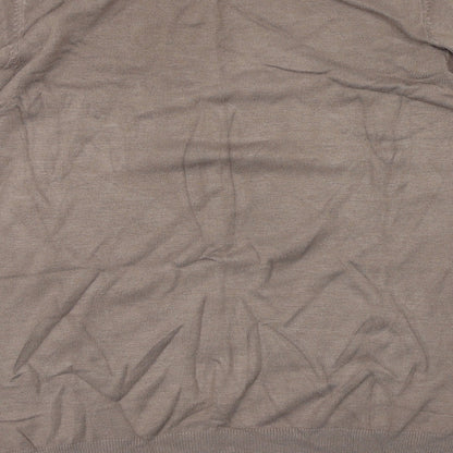 Marks & Spencer Womens Brown  Knit Pullover Jumper Size 18