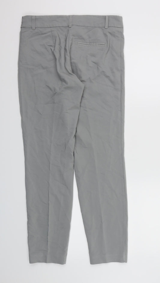 Papaya Womens Grey   Trousers  Size 10 L27 in