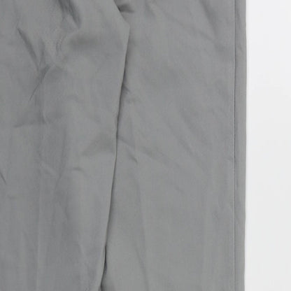 Papaya Womens Grey   Trousers  Size 10 L27 in