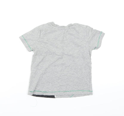 Nutmeg Boys Grey   Basic T-Shirt Size 18-24 Months