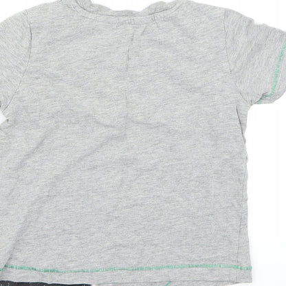 Nutmeg Boys Grey   Basic T-Shirt Size 18-24 Months