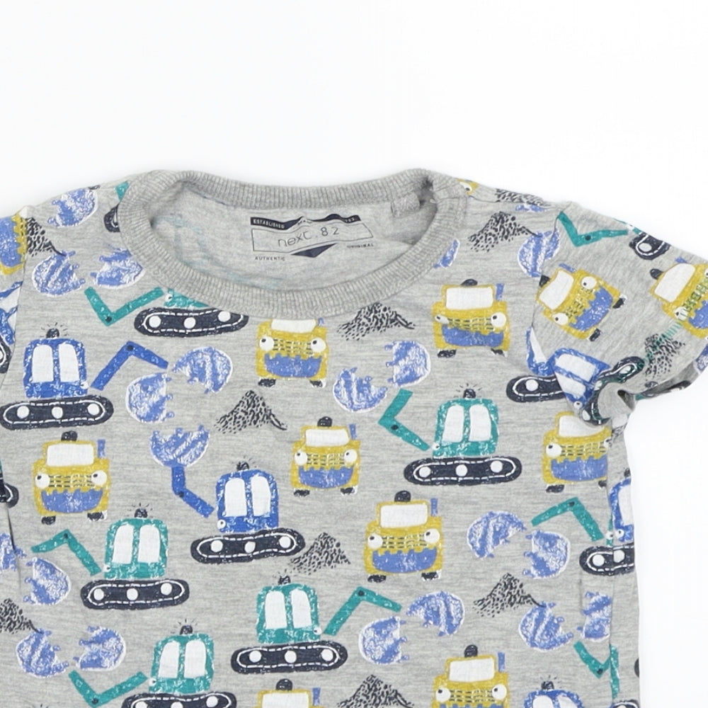 NEXT Boys Grey   Basic T-Shirt Size 12-18 Months