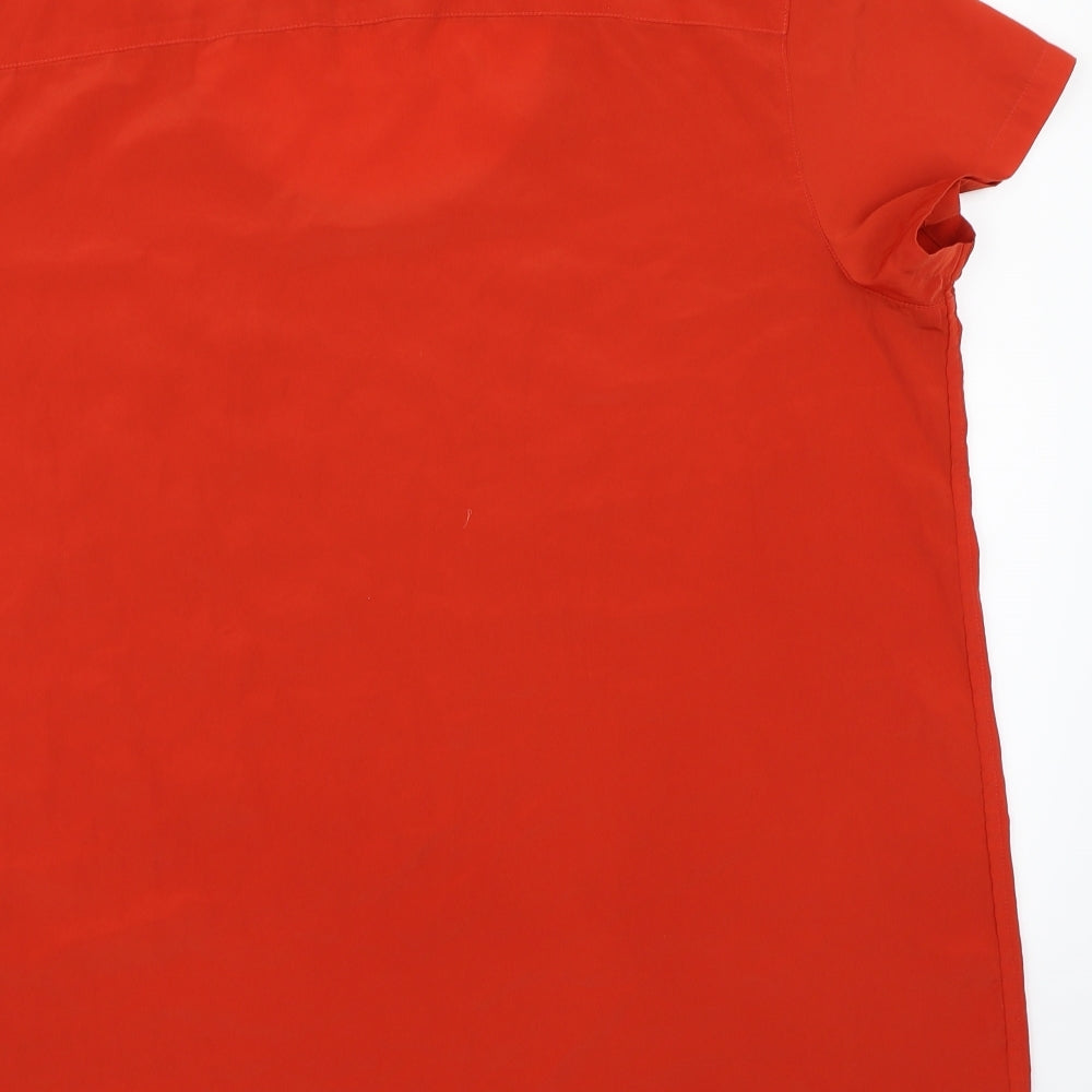 Womens UK Size XL Gap Orange Basic Blouse