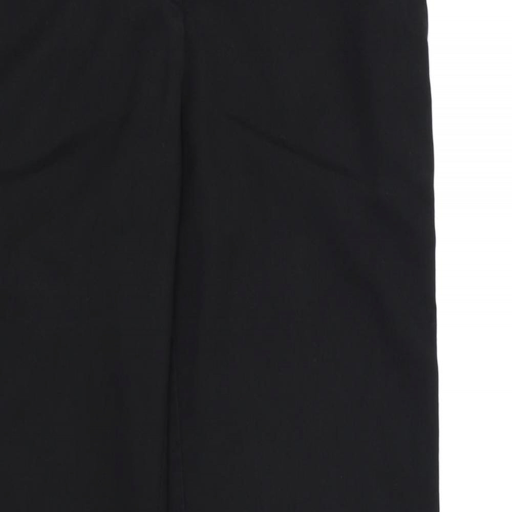 Womens UK Size 8 NEXT Regular Fit Dress Pants Black Trousers