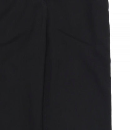 Womens UK Size 8 NEXT Regular Fit Dress Pants Black Trousers
