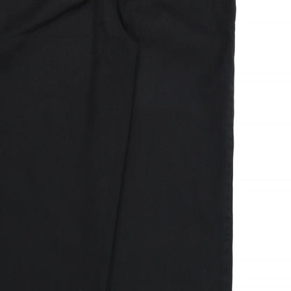 Womens UK Size 8 NEXT Regular Fit Dress Pants Black Trousers